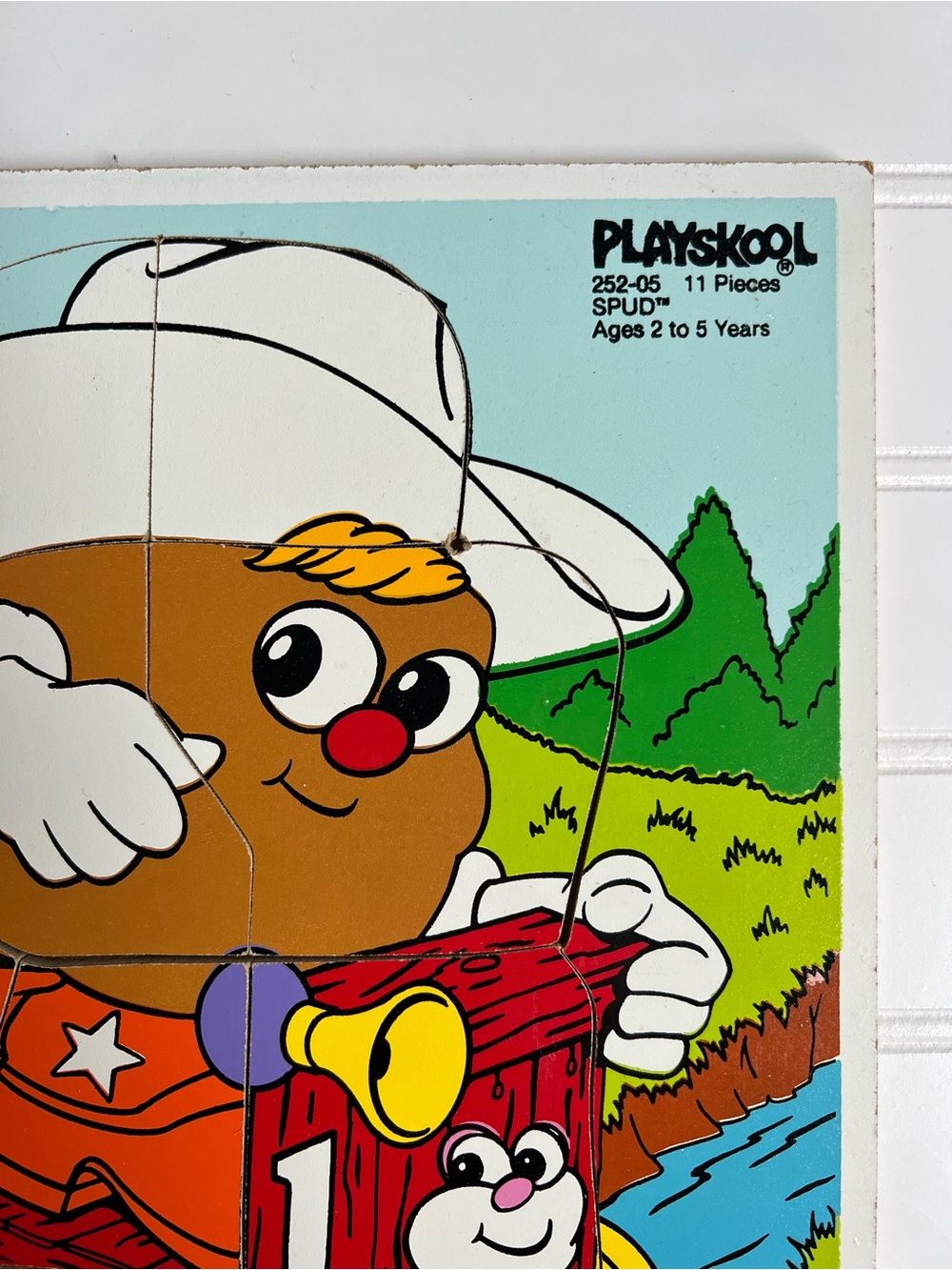 Playskool Vintage 1985 Hasbro 11PC Wood Puzzle Mr. Potato Head - Picture 3 of 4